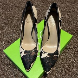Sam Edelman Cow print heels